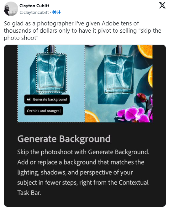Adobe备受争议的广告营销再次引发与创意人员的AI之争